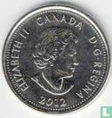 Canada 25 cents 2012 (gekleurd) "Bicentenary War of 1812 - Sir Isaac Brock" - Afbeelding 1