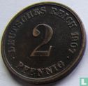 Empire allemand 2 pfennig 1907 (G) - Image 1