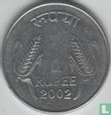 India 1 rupee 2002 (Calcutta) - Image 1