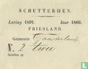 1866 Schutterijen loting 1891 - Bild 1
