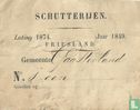 1849 Schutterijen Loting 1874 - Image 1