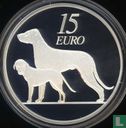 Ierland 15 euro 2012 (PROOF) "Irish Wolfhound and pup" - Afbeelding 2
