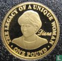 Alderney 1 pound 2007 (PROOF) "10th Anniversary of the Death of Princess Diana" - Afbeelding 2