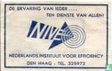Nive - Nederlands Instituut voor Efficiency - Afbeelding 1