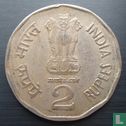 Inde 2 roupies 1997 (Mumbai) "Centenary of the birth of Subhas Chandra Bose" - Image 2