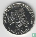 Jamaica 20 cents 1981 (type 1) "FAO - World Food Day" - Image 2