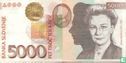Slovenia 5,000 Tolarjev 1997 - Image 1