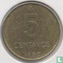Argentinië 5 centavos 1985 - Afbeelding 1