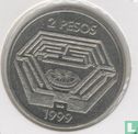 Argentinië 2 pesos 1999 "100th anniversary Birth of Jorge Luis Borges" - Afbeelding 1