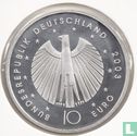 Duitsland 10 euro 2003 (F) "2006 Football World Cup in Germany" - Afbeelding 1