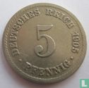 German Empire 5 pfennig 1905 (A) - Image 1