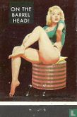 Pin up 60 ies on the barrel head ! - Afbeelding 2