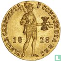 Niederlande 1 Dukat 1828 (Hermesstab) - Bild 1