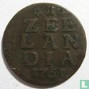 Zeeland 1 duit 1761 (Kupfer) - Bild 1