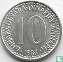 Jugoslawien 10 Dinara 1983 - Bild 1