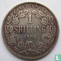 Afrique du Sud 1 shilling 1896 - Image 1