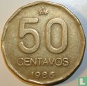 Argentine 50 centavos 1986 - Image 1