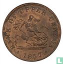 Haut-Canada ½ penny 1857 - Image 1