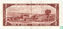 CANADA 2 Dollar  1967 (normal type) - Image 2
