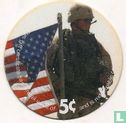 AAFES 5c 2003 Military Picture Pog Gift Certificate 3C51 - Afbeelding 1