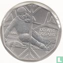 Autriche 5 euro 2005 (special UNC) "100th anniversary of sport skiing" - Image 1