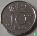 Pays-Bas 10 cent 1972 (fauté) - Image 1