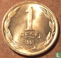 Chili 1 peso 1991 - Image 1
