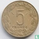 États d'Afrique centrale 5 francs 1975 - Image 2