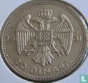 Jugoslawien 20 Dinara 1931 - Bild 1
