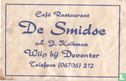 Café Restaurant De Smidse  - Afbeelding 1