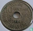Tunesië 10 centimes 1926 (AH1345) - Afbeelding 1