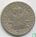 Haiti 20 centimes 1970 - Image 2