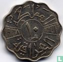 Irak 10 fils 1938 (AH1357 - nikkel) - Afbeelding 1