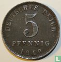 Empire allemand 5 pfennig 1919 (A) - Image 1