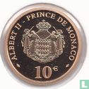 Monaco 10 euro 2005 (PROOF) "Throne change" - Image 2