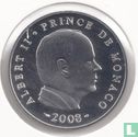 Monaco 5 euro 2008 (PROOF) "50th anniversary of Prince Albert II" - Afbeelding 1