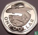 Barbade 1 dollar 1977 (BE) - Image 2