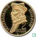 San Marino 2 scudi 2003 (PROOF) "750th anniversary Birth of Michele Nostradamus" - Image 2