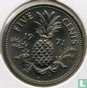 Bahama's 5 cents 1971 - Afbeelding 1