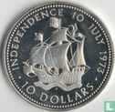 Bahamas 10 Dollar 1973 "Independence Day - July 10" - Bild 1