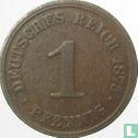 Empire allemand 1 pfennig 1875 (J) - Image 1