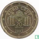 Autriche 20 cent 2003 - Image 1