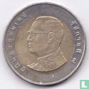 Thailand 10 baht 2010 (BE2553) - Afbeelding 2
