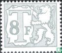 Heraldische leeuw en klein cijfer - Afbeelding 1