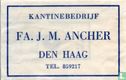 Kantinebedrijf Fa. J.M. Ancher - Afbeelding 1