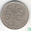 Belgisch-Congo 50 centimes 1923 (FRA) - Afbeelding 1