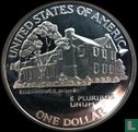 United States 1 dollar 1990 (PROOF) "Eisenhower centennial" - Image 2