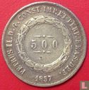 Brazilië 500 réis 1857 - Afbeelding 1