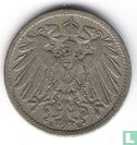 Empire allemand 10 pfennig 1907 (E) - Image 2