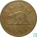 Groenland 5 kroner 1944 - Afbeelding 1